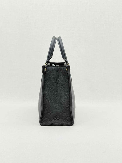 Pre - loved LOUIS VUITTON Onthego Black Tote Bag at Reems Closet