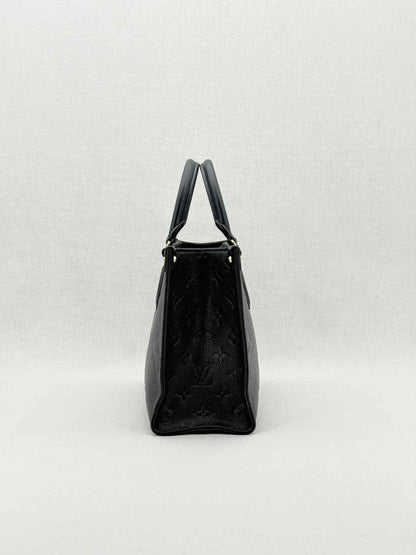 Pre - loved LOUIS VUITTON Onthego Black Tote Bag at Reems Closet