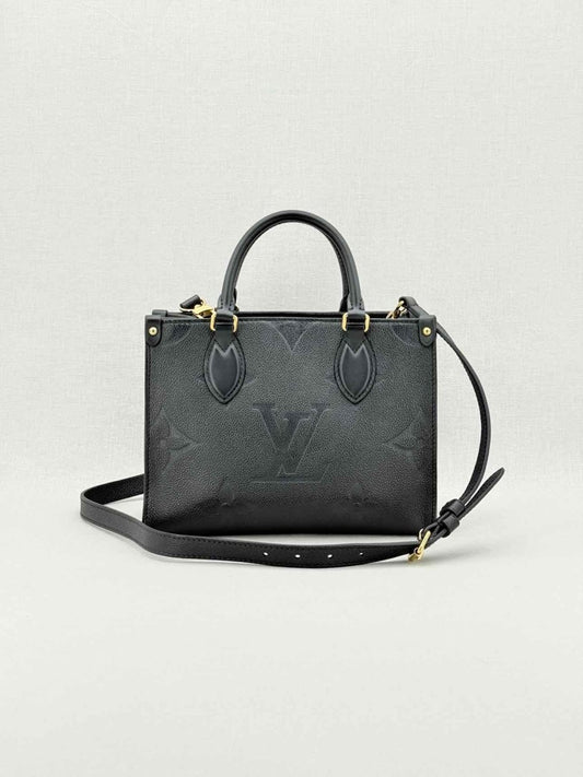Pre - loved LOUIS VUITTON Onthego Black Tote Bag at Reems Closet