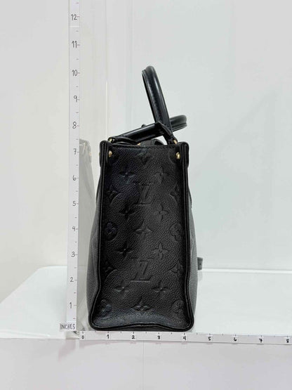 Pre - loved LOUIS VUITTON Onthego Black Tote Bag at Reems Closet
