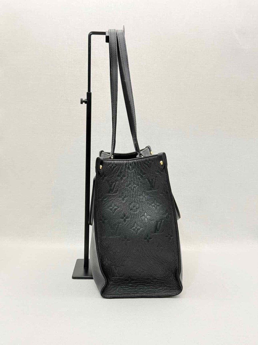 Pre-loved LOUIS VUITTON Onthego Black Tote Bag at Reems Closet