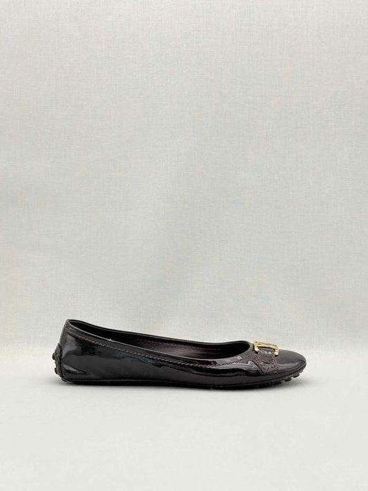 Pre-loved LOUIS VUITTON Oxford Amarante Size EU 37 Ballet Flats at Reems Closet