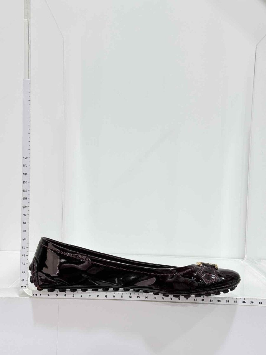Pre-loved LOUIS VUITTON Oxford Amarante Size EU 37 Ballet Flats at Reems Closet