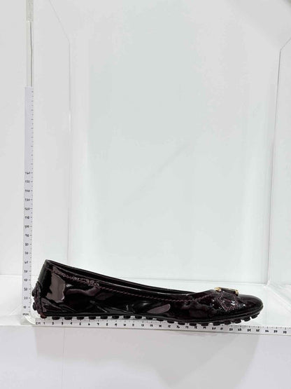 Pre-loved LOUIS VUITTON Oxford Amarante Size EU 37 Ballet Flats at Reems Closet