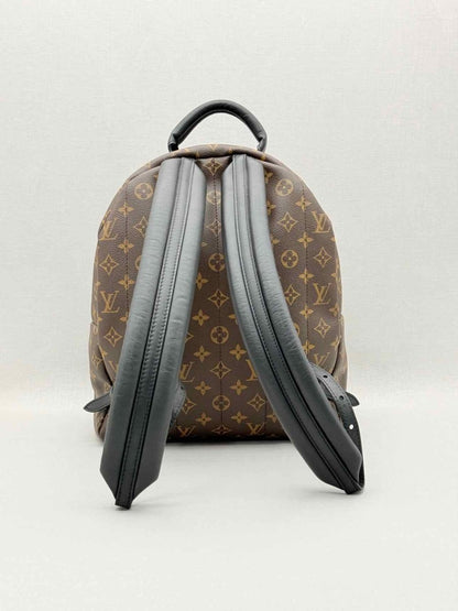 Pre - loved LOUIS VUITTON Palm Springs Brown Monogram Backpack at Reems Closet