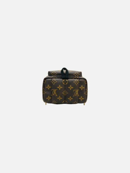 Pre - loved LOUIS VUITTON Palm Springs Brown Monogram Backpack at Reems Closet