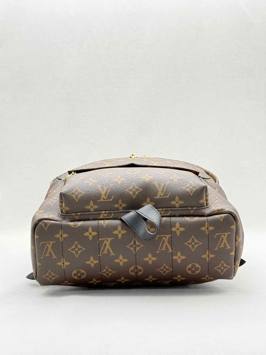 Pre - loved LOUIS VUITTON Palm Springs Brown Monogram Backpack at Reems Closet