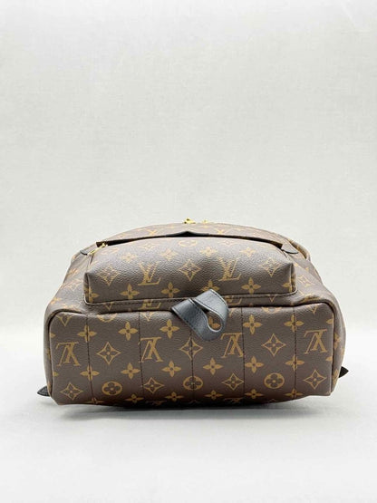 Pre - loved LOUIS VUITTON Palm Springs Brown Monogram Backpack at Reems Closet