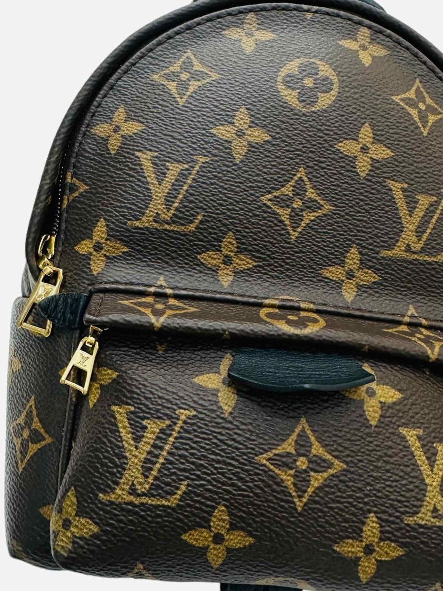 Pre - loved LOUIS VUITTON Palm Springs Brown Monogram Backpack at Reems Closet