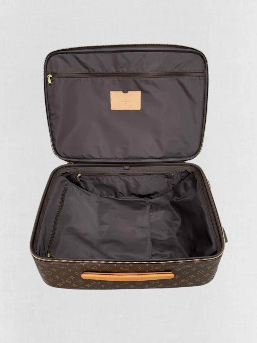 Pre - loved LOUIS VUITTON Pegase Brown Rolling Luggage at Reems Closet