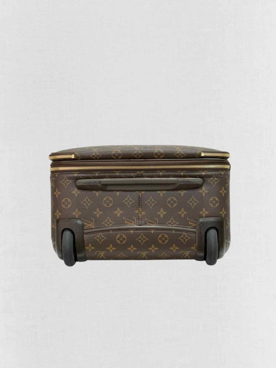 Pre - loved LOUIS VUITTON Pegase Brown Rolling Luggage at Reems Closet