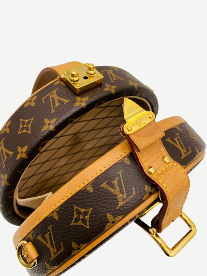 Pre-loved LOUIS VUITTON Petite Boite Chapeau Brown Shoulder Bag from Reems Closet