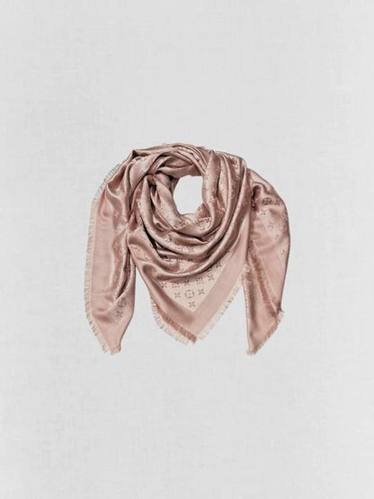 Pre - loved LOUIS VUITTON Pink Shawl at Reems Closet