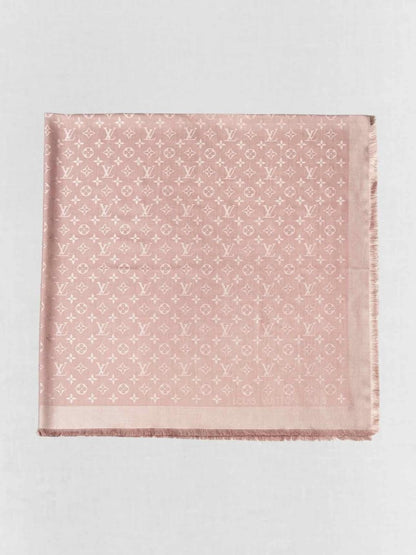 Pre - loved LOUIS VUITTON Pink Shawl at Reems Closet