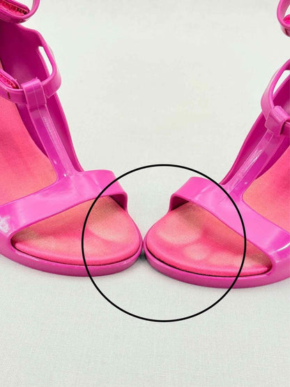 Pre - loved LOUIS VUITTON Pink Size EU 37 Wedges at Reems Closet