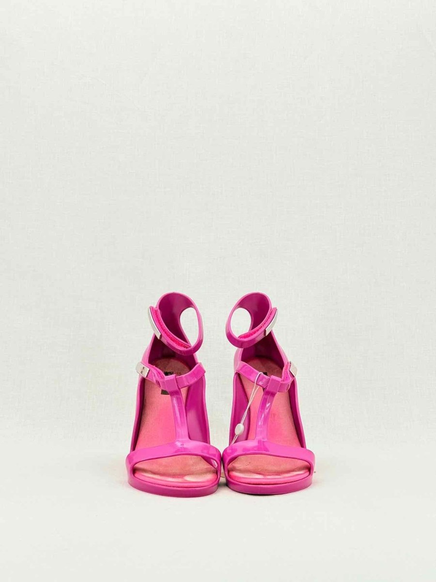 Pre - loved LOUIS VUITTON Pink Size EU 37 Wedges at Reems Closet