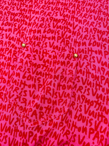 Pre - loved LOUIS VUITTON Pink Size Small Short Dress at Reems Closet