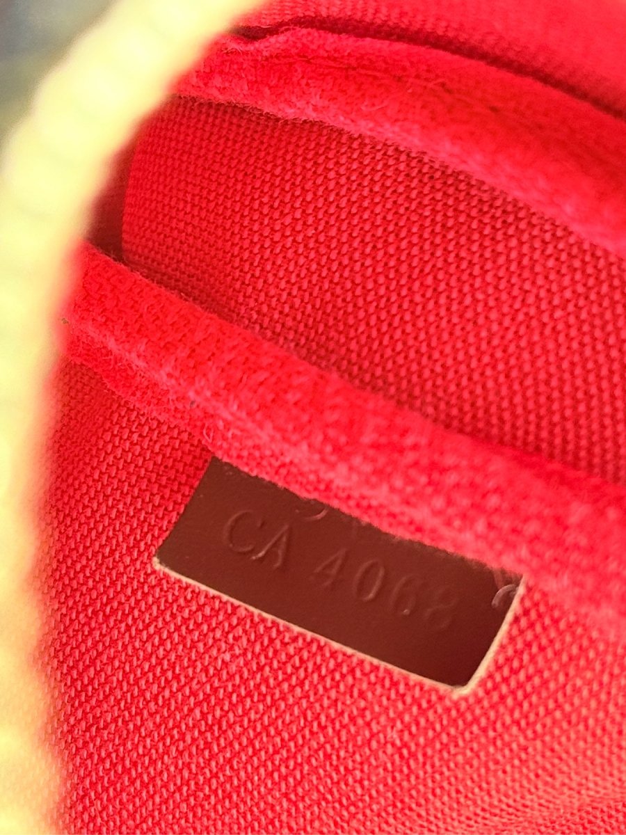 Pre - loved LOUIS VUITTON Pochette Accessories Brown Shoulder Bag at Reems Closet