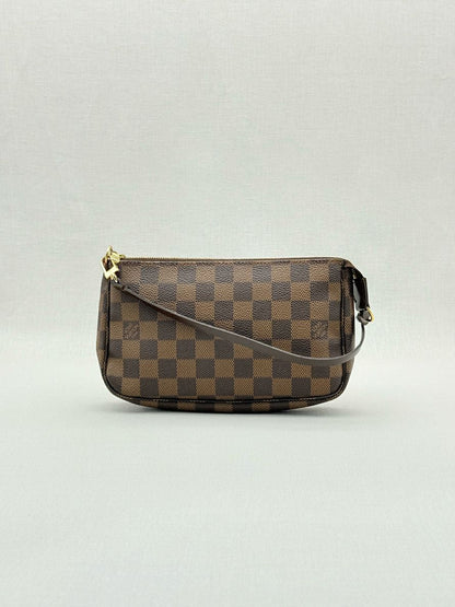 Pre - loved LOUIS VUITTON Pochette Accessories Brown Shoulder Bag at Reems Closet
