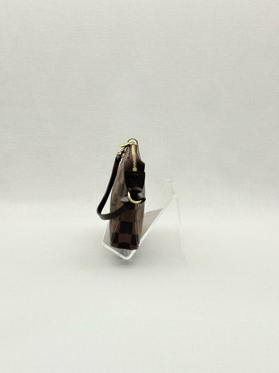 Pre - loved LOUIS VUITTON Pochette Accessories Brown Shoulder Bag at Reems Closet