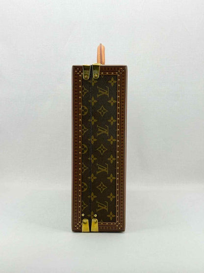Pre - loved LOUIS VUITTON President Classeur Brown Briefcase at Reems Closet
