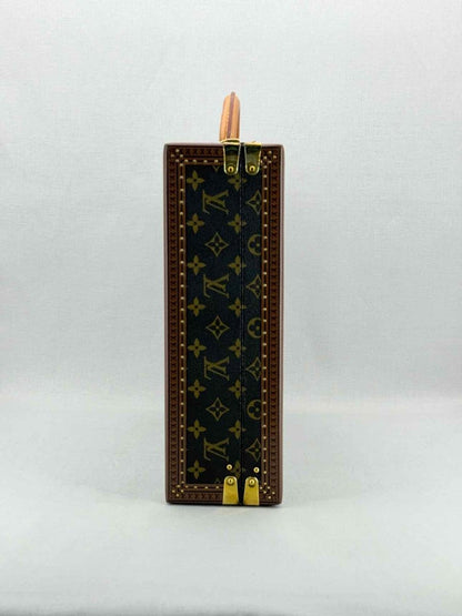 Pre - loved LOUIS VUITTON President Classeur Brown Briefcase at Reems Closet