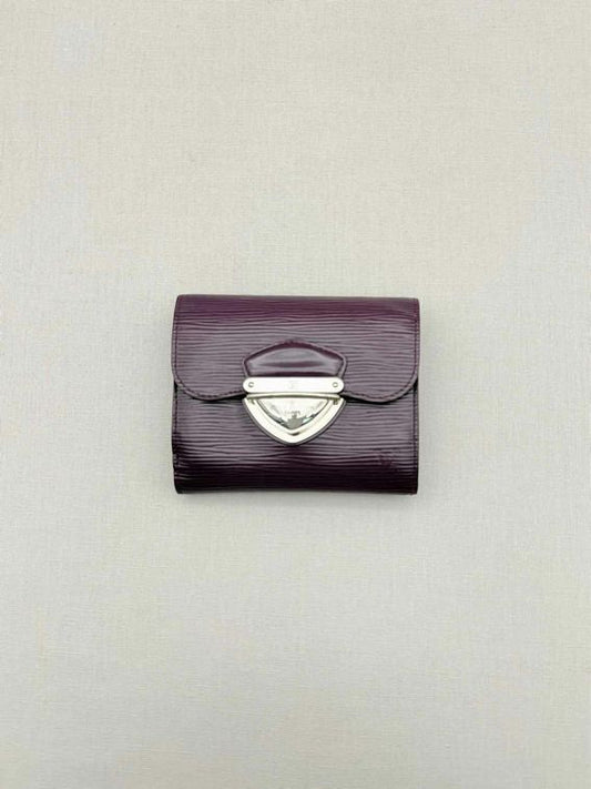 Pre-loved LOUIS VUITTON Purple Compact Wallet at Reems Closet