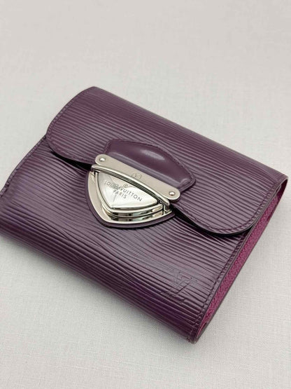 Pre-loved LOUIS VUITTON Purple Compact Wallet at Reems Closet