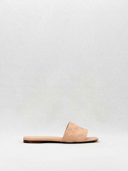 Pre - loved LOUIS VUITTON Revival Beige Size EU 38 Mules at Reems Closet