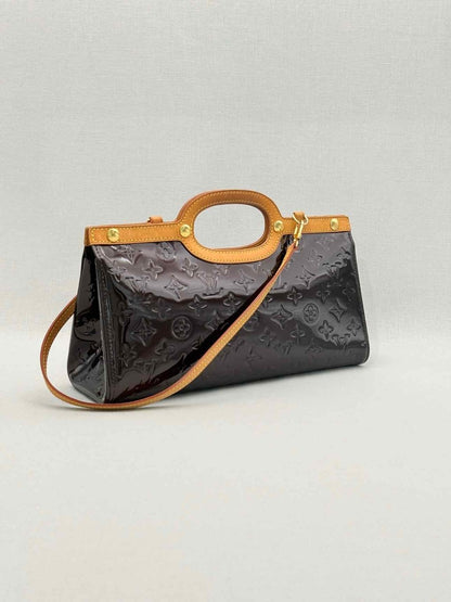 Pre-loved LOUIS VUITTON Roxbury Drive Burgundy Top Handle at Reems Closet
