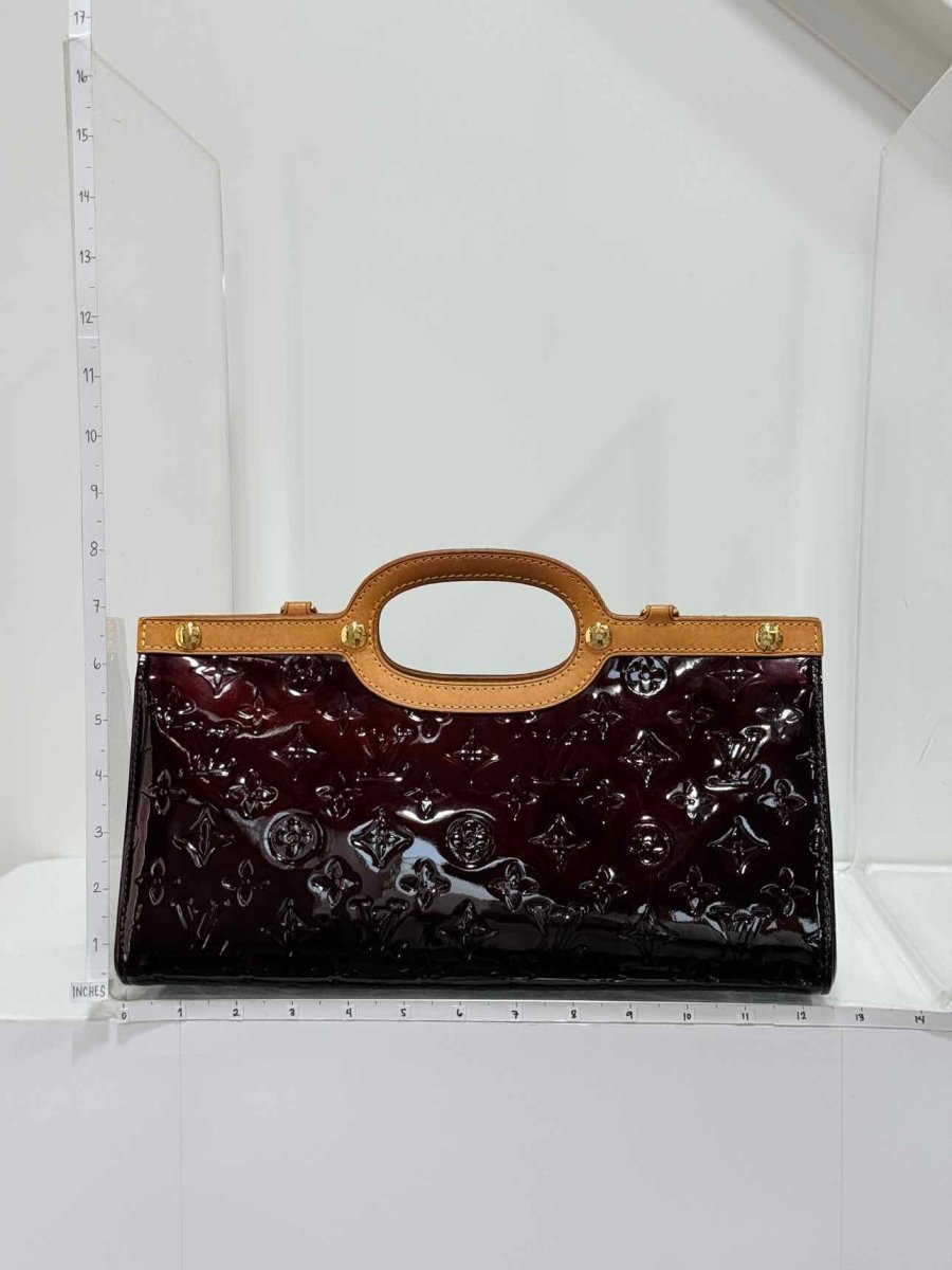 Pre-loved LOUIS VUITTON Roxbury Drive Burgundy Top Handle at Reems Closet