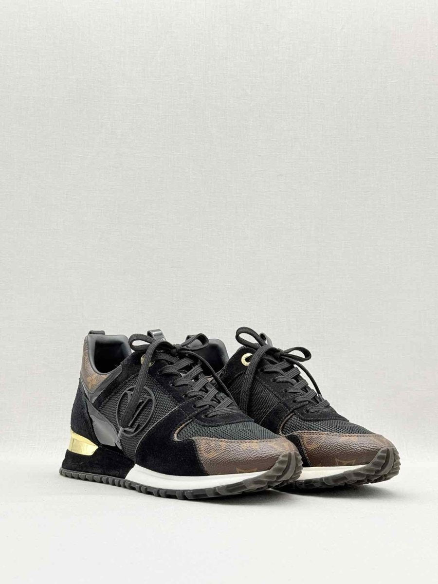 Pre - loved LOUIS VUITTON Run Away Monogram Size EU 37 Sneakers at Reems Closet