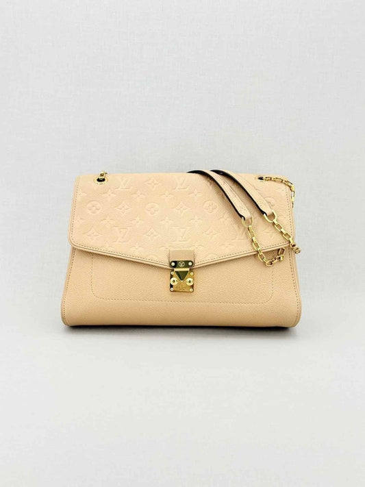 Pre - loved LOUIS VUITTON Saint Germain Beige Monogram Shoulder Bag at Reems Closet