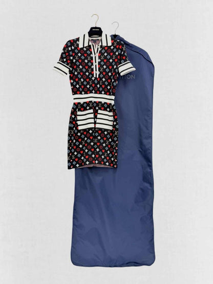 Pre - loved LOUIS VUITTON Size Small Knee Length Dress at Reems Closet