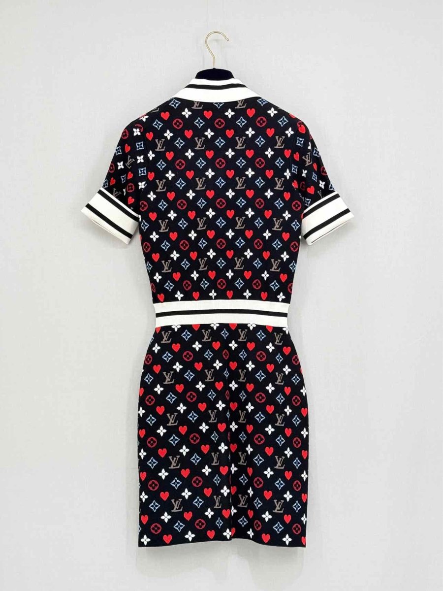 Pre - loved LOUIS VUITTON Size Small Knee Length Dress at Reems Closet