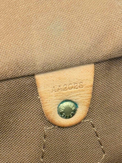 Pre - loved LOUIS VUITTON Speedy 30 Brown Monogram Top Handle at Reems Closet