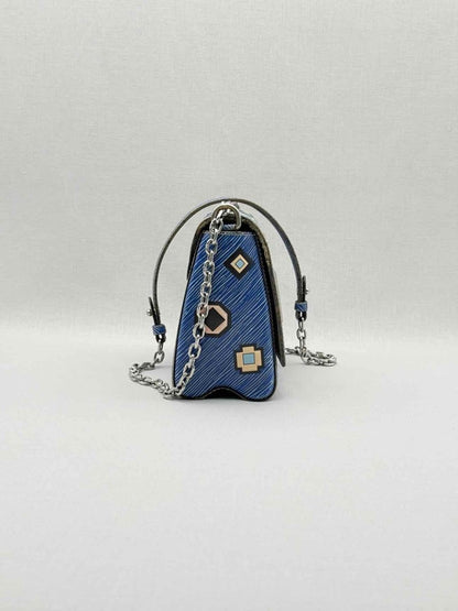 Pre - loved LOUIS VUITTON Twist Azteque Blue Multicolor Crossbody at Reems Closet
