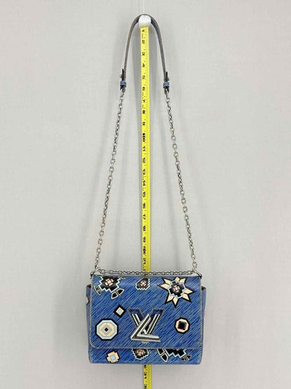 Pre - loved LOUIS VUITTON Twist Azteque Blue Multicolor Crossbody at Reems Closet