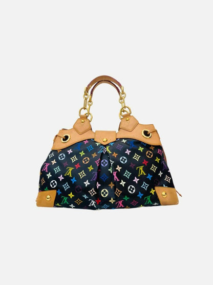 Pre - loved LOUIS VUITTON Ursula Black Multicolor Top Handle at Reems Closet