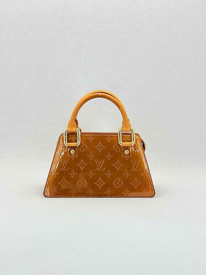 Pre - loved LOUIS VUITTON Vintage Bronze Monogram Top Handle at Reems Closet