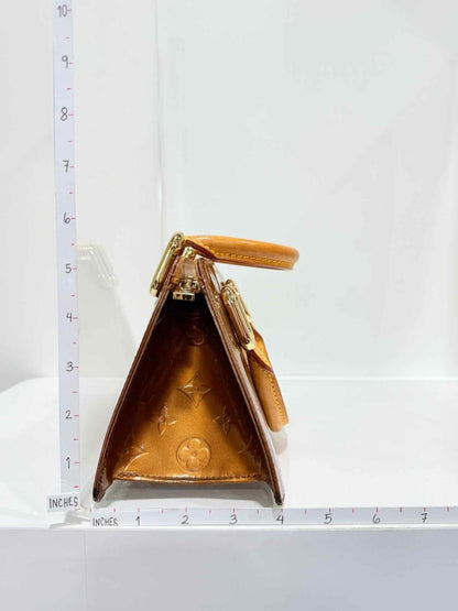 Pre - loved LOUIS VUITTON Vintage Bronze Monogram Top Handle at Reems Closet