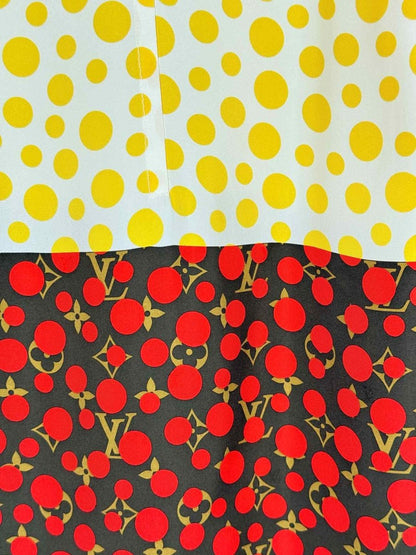 Pre - loved LOUIS VUITTON Yellow Multicolor Size US 4 Short Dress at Reems Closet