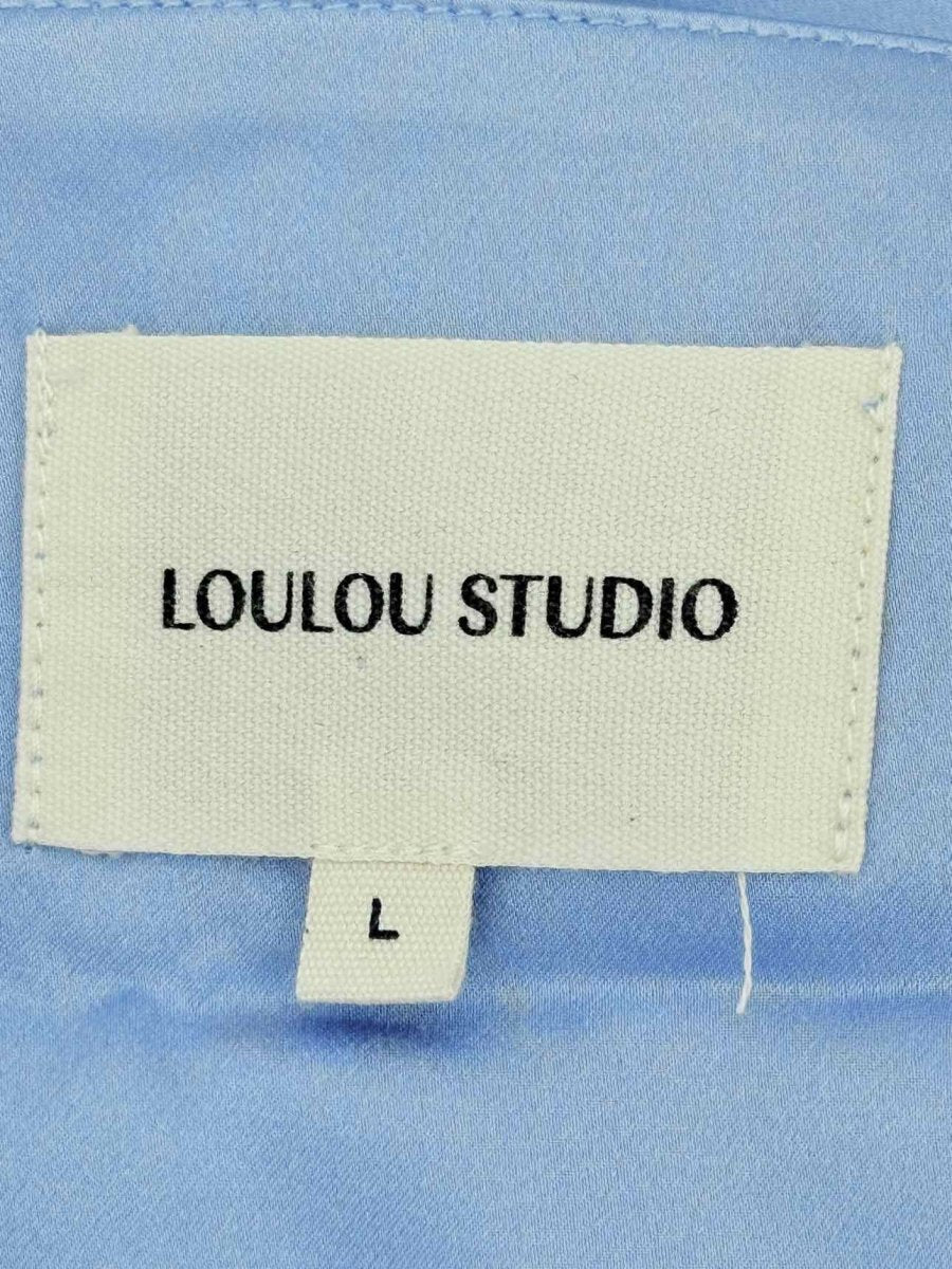 Pre - loved LOULOU STUDIO Blue Size Large Midi Dress at Reems Closet