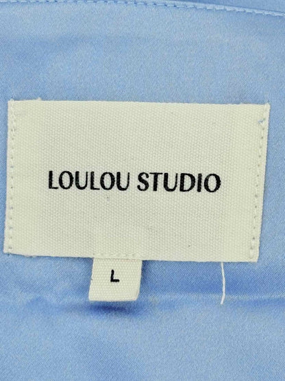 Pre - loved LOULOU STUDIO Blue Size Large Midi Dress at Reems Closet