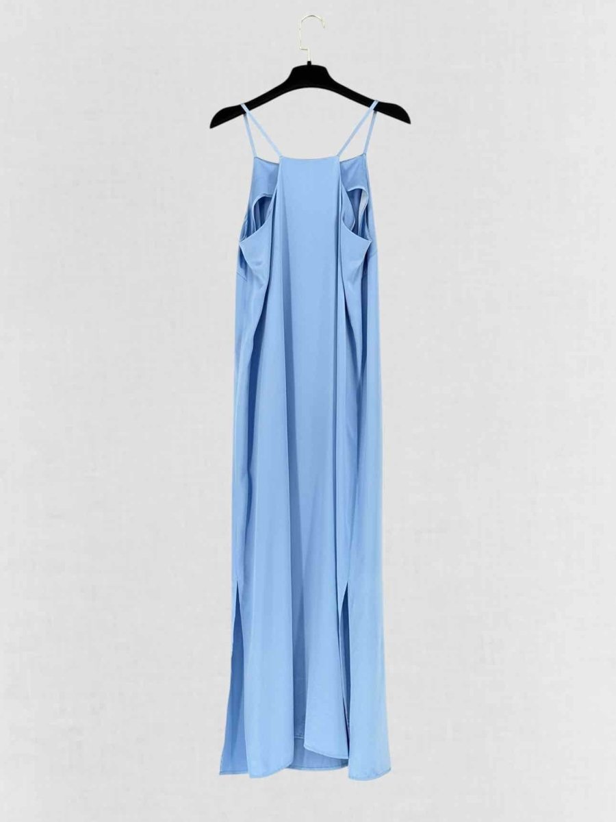 Pre - loved LOULOU STUDIO Blue Size Large Midi Dress at Reems Closet