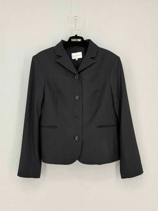 Pre - loved LOULOU STUDIO Marnie Black Size Medium Blazer at Reems Closet