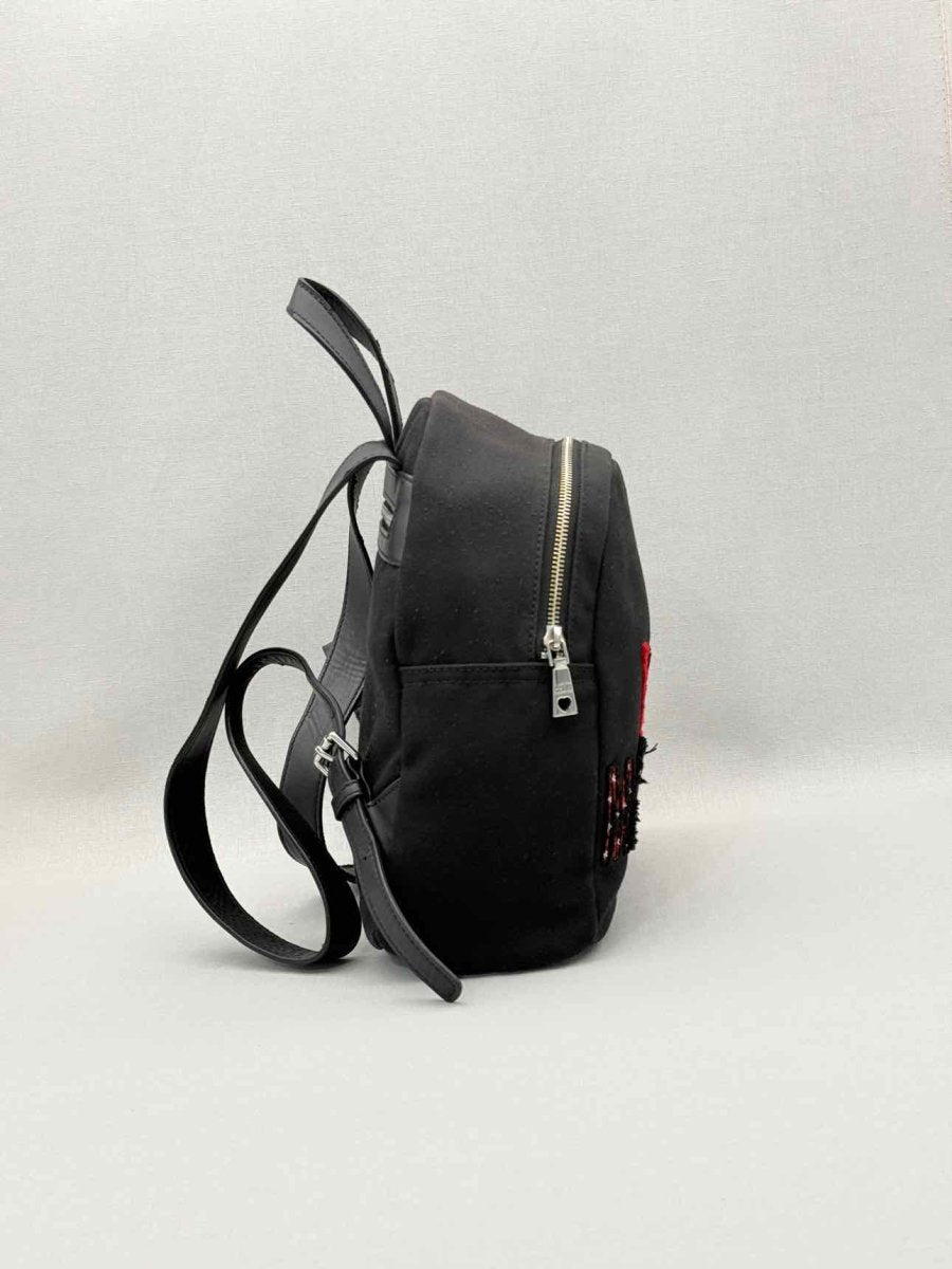 Pre-loved LOVE MOSCHINO Black Backpack at Reems Closet