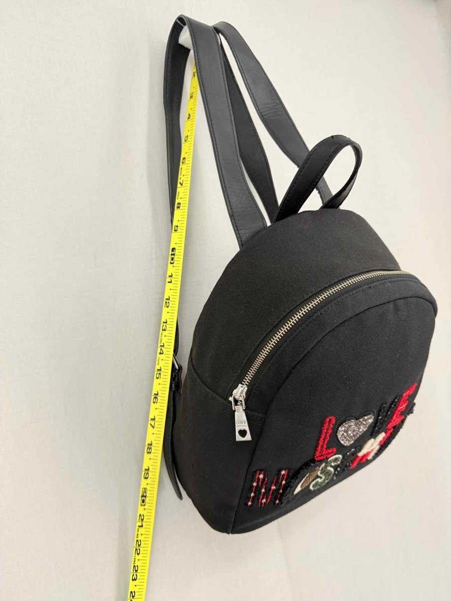 Pre-loved LOVE MOSCHINO Black Backpack at Reems Closet