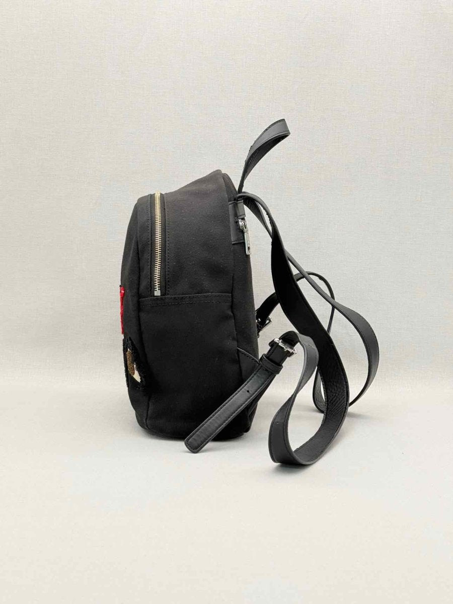 Pre-loved LOVE MOSCHINO Black Backpack at Reems Closet