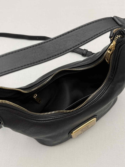 Pre - loved LOVE MOSCHINO Black Hobo bag at Reems Closet